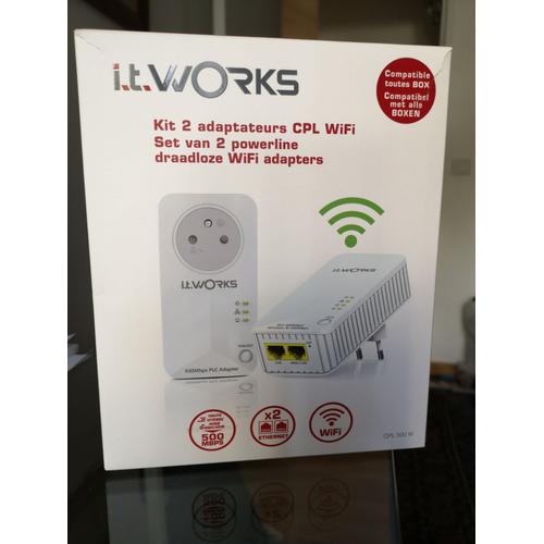 Kit CPL Wi-Fi 500, Adaptateurs CPL