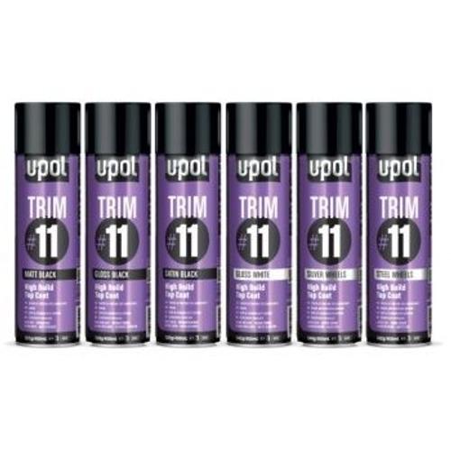 Upol - Aérosol Premium 450 Ml - Noir Mat - Trimmb/Al