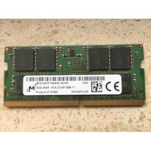 BARRETTES MEMOIRE MICRON 8GB PC4-2133P DDR4 LapTop PC Memory