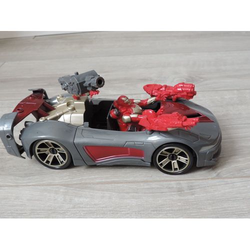 Voiture Marvel Avengers : Iron Man + Figurine