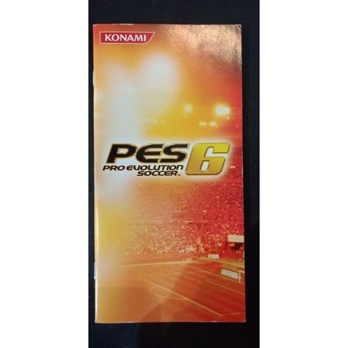 Pro Evolution Soccer Pes 6 - Notice Officielle - Sony Psp