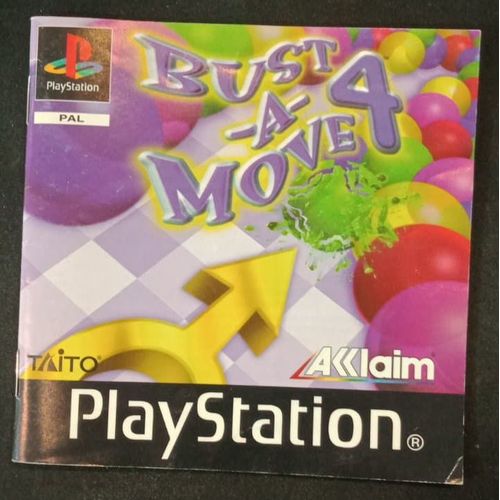 Bust-A-Move 4 - Notice Officielle - Sony Playstation 1 - Ps1
