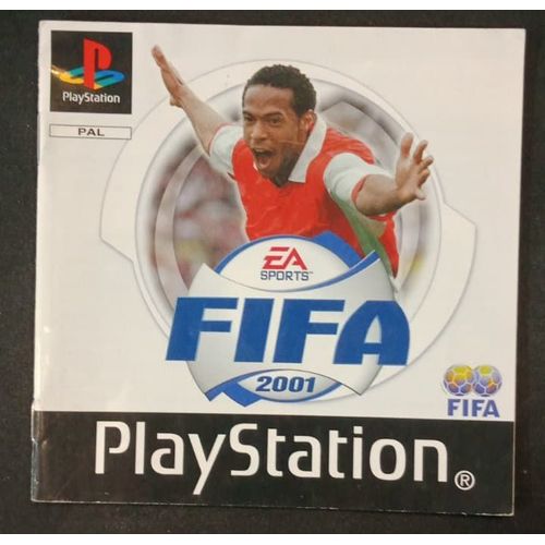 Fifa 2001 - Notice Officielle - Sony Playstation 1 - Ps1