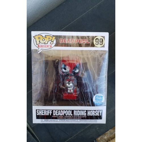 Figurine Funko Pop Rides Deadpool Sheriff Deadpool Riding Horsey N°99