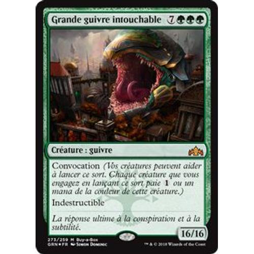 Grande Guivre Intouchable Carte Magic Les Guildes De Ravnica 273/259