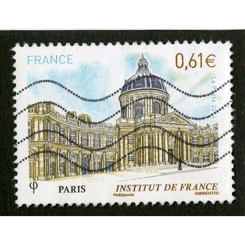 Timbre Oblitéré Institut De France,Paris,France,0,61 €