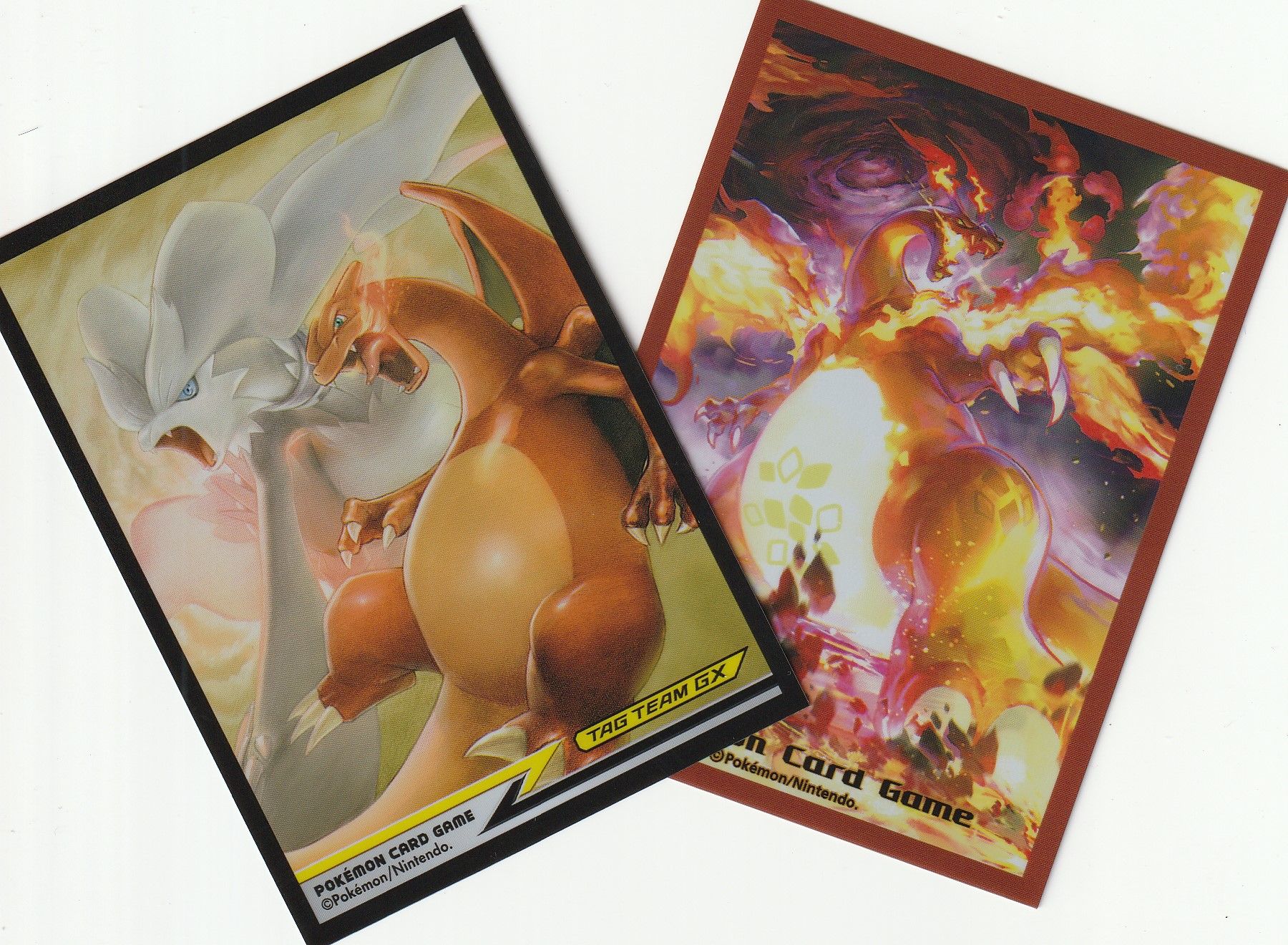 2 Protèges Carte Pokemon - Pokemon Card Game - Dracaufeu + Dracaufe...