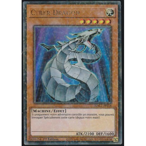 Carte Yu-Gi-Oh - Cyber Dragon - Hac1-Fr014 - Starfoil - Arsenal Mysterieux - Chapitre 1
