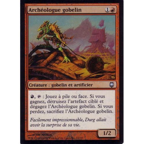 Archéologue Gobelin - Magic - Sombracier - U - 63/165