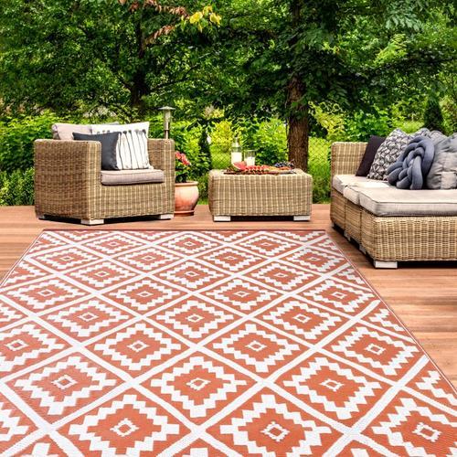 Tapis Extérieur Bahamas Terracotta 120 X 180 Cm