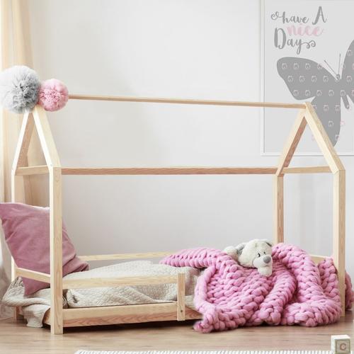 Lit Cabane Enfant 90 X 190 Cm Nessi Bois