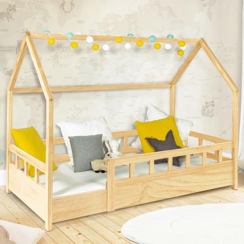 Lit Cabane Enfant 80 X 160 Cm Neree Bois