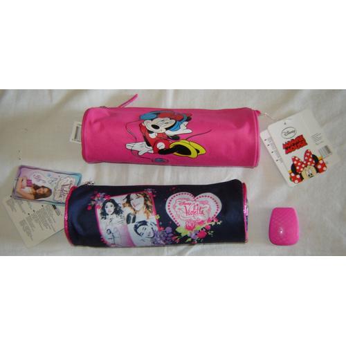 Lot De 2 Trousses Minnie Et Violetta Neuf