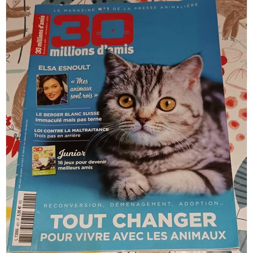 Revue 30 Millions D'amis Numéro 401 Novembre 2021