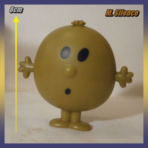 Figurine Monsieur Madame - M. Silence - Happy Meal - Mcdo 2017
