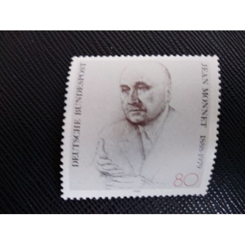 Timbre Allemagne / Rfa Yt 1204 Centenaire De La Naissance De Jean Monnet (1888-1979) 1988 ( 050406 )