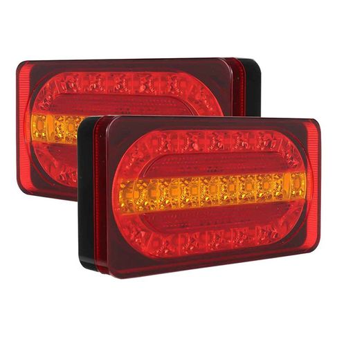 Feu Arrière De Voiture Led 12v, Indicateur De Freinage, Clignotant, Étanche, Lampe De Freinage Arrière Universelle Pour Caravanes, Camion Et Van