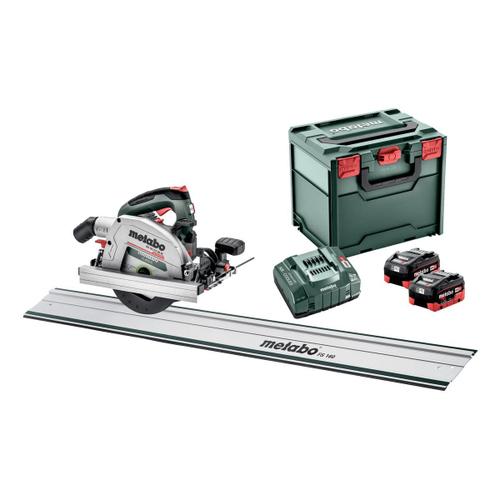 Metabo Scie circulaire portative sans fil KS 18 LTX 66 BL en set, 18V/2x8Ah - 691194810