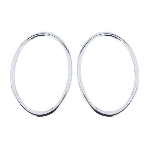 Pour Juke 2010-2014 Phare Avant Pare-Chocs Anneau Revêtement D'habillage Abs Chrome Auto Accessoires 2 Pièces