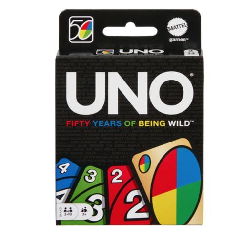 Mattel Uno 50 Ans 0887961980264 Jeu Carte Jeux Societe Divertissement Limited Edition Amis Jouet Amusement Loisir Fifty Years Of Being Wild Comasound Kartel Csk Online