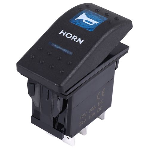 Modèle De Klaxon De Lumière Bleue Led 12v/20a 24v/10a, Interrupteur À Bascule À 5 Broches Pour Voiture Et Bateau