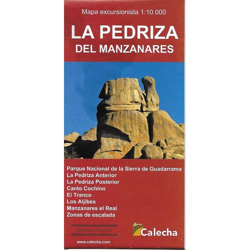 Carte De Randonnee - 1: 10000 - La Pedriza Del Manzanares