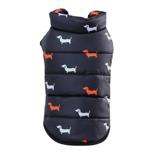 Automne hiver v tements pour chiens teckel imprim coton doudoune