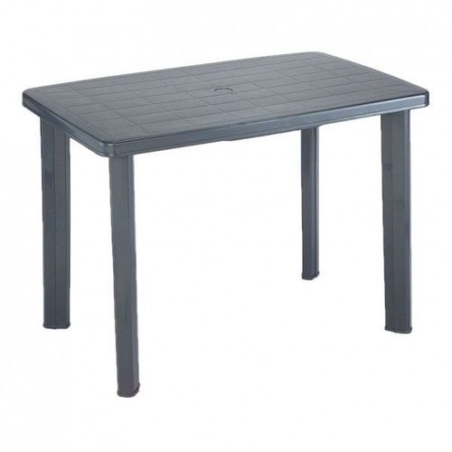 Table Résine Faretto Anthracite 101x68 Cm