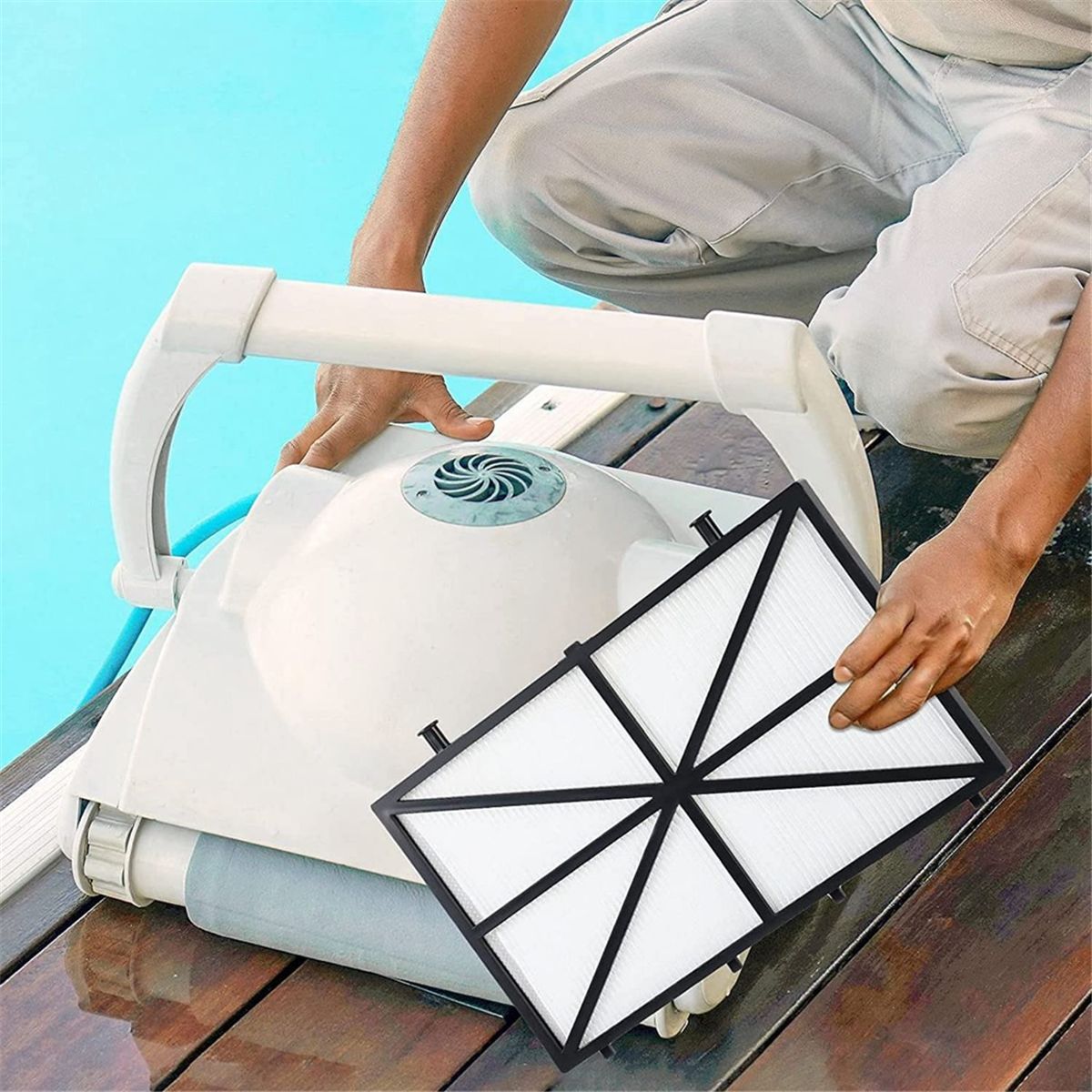 Filtre de remplacement pour robot nettoyeur de piscine Dolph... - 2