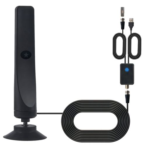 Antenne TV intérieure à Gain élevé, amplificateur de Signal numérique amplifié pour une large gamme de réception HDTV à domicile