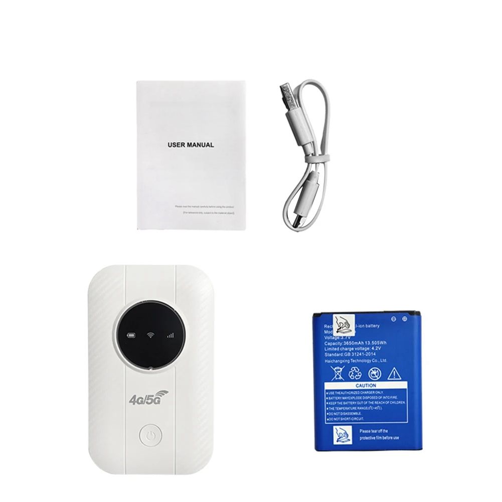 Routeur WiFi Mobile H803 4G LTE, 3650mAh, Modem 150Mbps, jus... - 5