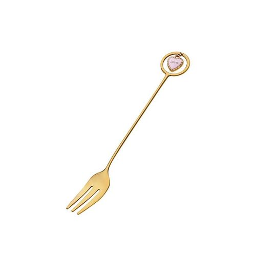 Cuillère À Café En Acier Inoxydable 304, Dessert D'été, Cuillère À Glace, Cuillère À Café Mignon Pendentif Vaisselle Créative Cuillère De Cuisine Fourchette En Or