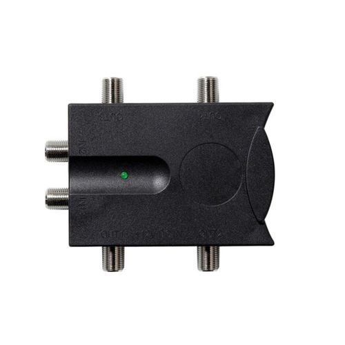Amplificateur TV bidirectionnel amplificateur de Signal d'antenne à 2 entrées avec séparateur à faible bruit à 4 sorties
