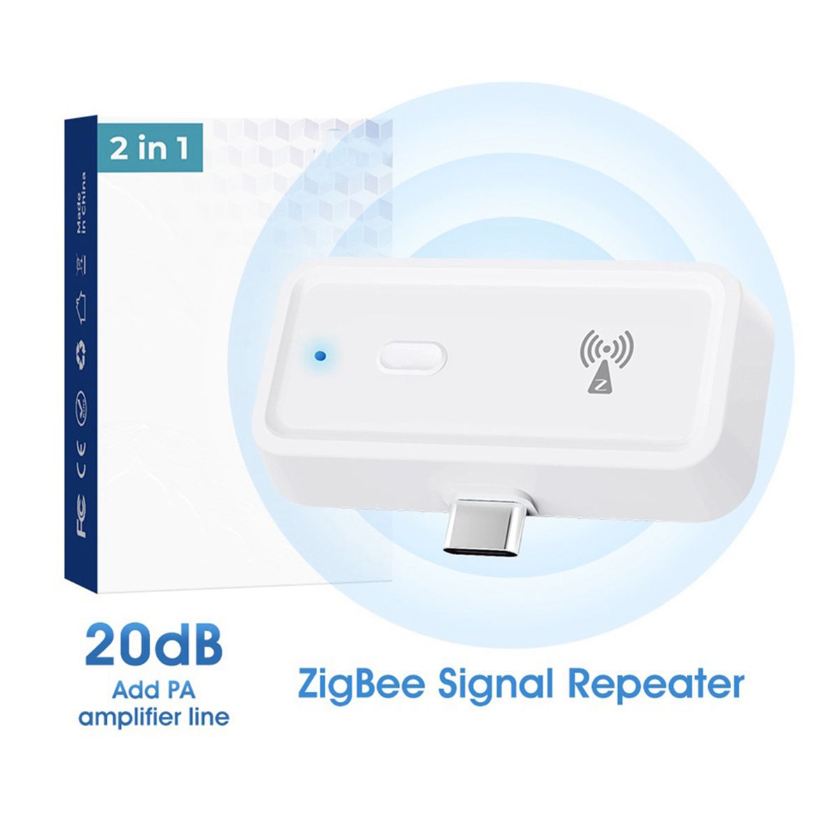 Rpteur de Signal Tuya ZigBee, amplificateur PA de Type C p... - 5
