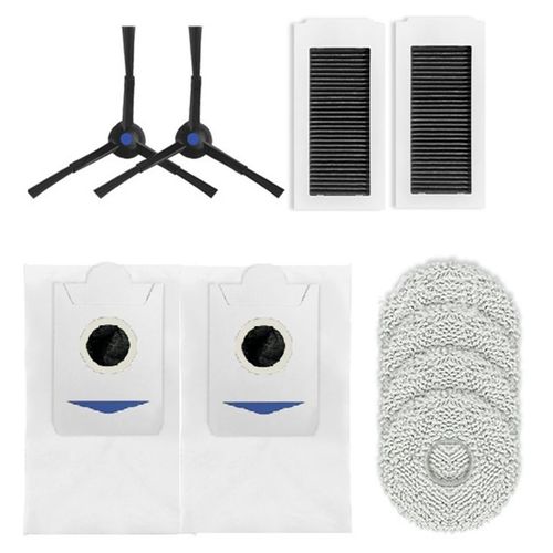 Accessoires pour Robot de balayage X5 PRO, sac à poussière, vadrouille, consommables, brosse à rouleau latéral, éléments filtrants A