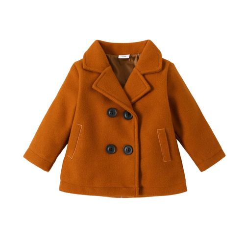 Manteau Bébé Double Boutonnage En 100% Polyester : Marley (Mixte)
