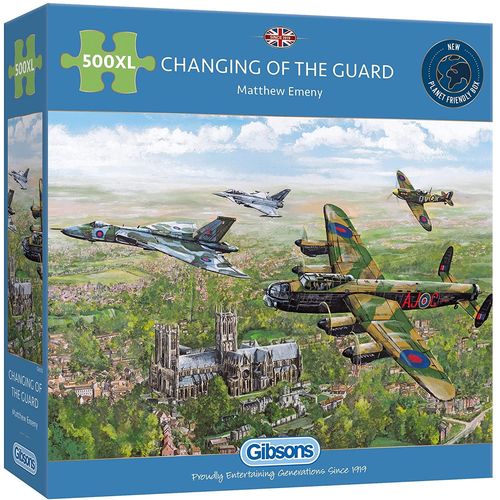 Puzzle De La Relève De La Garde - 500 Pièces Extra Larges