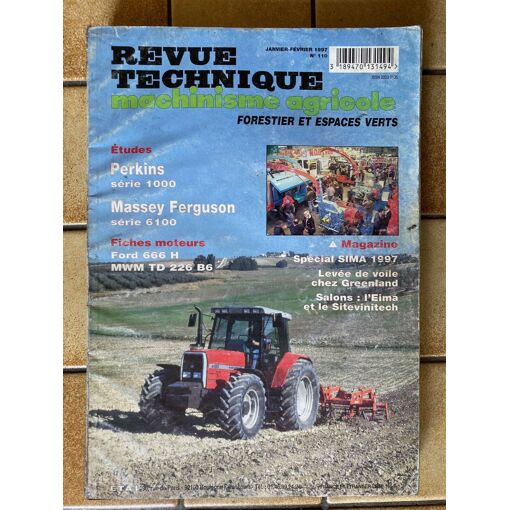 Revue Technique RTMA 63 : La Climatisation Sur Tracteurs Et Automoteurs - Occasion