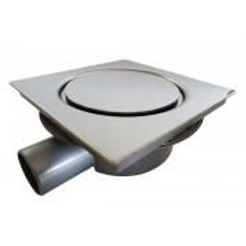 Bonde horizontale / Siphon Inox 15x15 cm