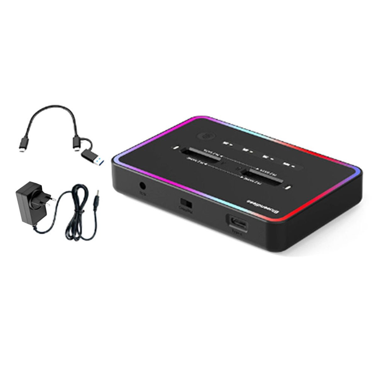 Duplicateur M.2 NVMe/ Sata, Clone hors ligne  double baie, ...