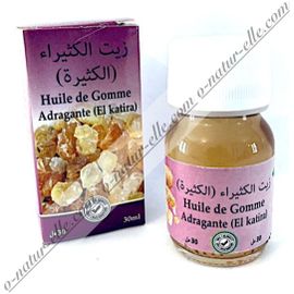 Huile De Gomme Adragante El Katira 100% Naturelle 30ml Gum Tragacanth Oil 