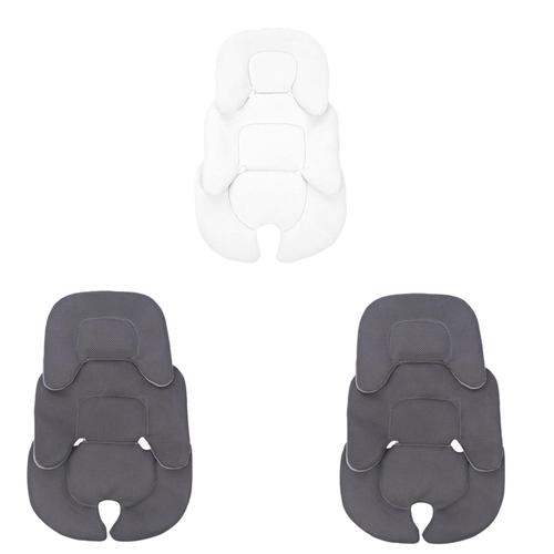 Gazechimp 3 Pcs Bébé Poussette Coussin Respirant Cars Seat Insert Pour Buggy Poussette