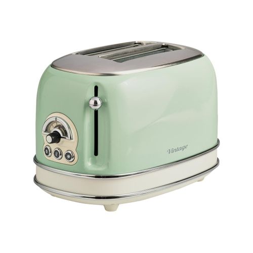 Ariete Vintage 0155 - Grille-pain - 2 tranche - 2 Emplacements - vert