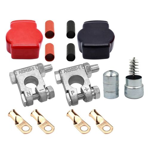 Borne Et Couvercle De Batterie Pour Voiture, Bateau, Camping-Car, Spécifications, Avec 2 Jauges, Cosses De 3/8 Pouces, 254425 ? 1/2