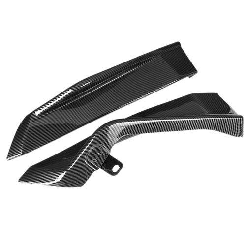Paire De Protections D'angle De Becquet Arrière De Voiture En Fiber De Carbone Pour Pièces De Modification Décoratives 13-18