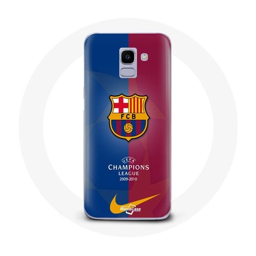 Coque Pour Samsung Galaxy A6 2018 Fc Barcelone Logo Équipe De Football