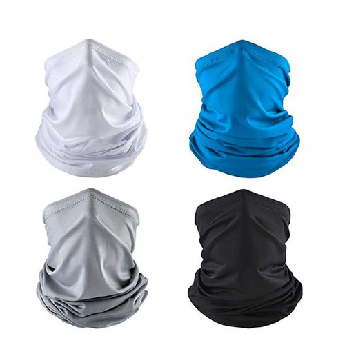 4pcs Cache Cou Moto Homme/Femme,Masque Bandana Tubulaire Multiusage Anti-Solaire,Lavable Pour Running Randonnée Équitation