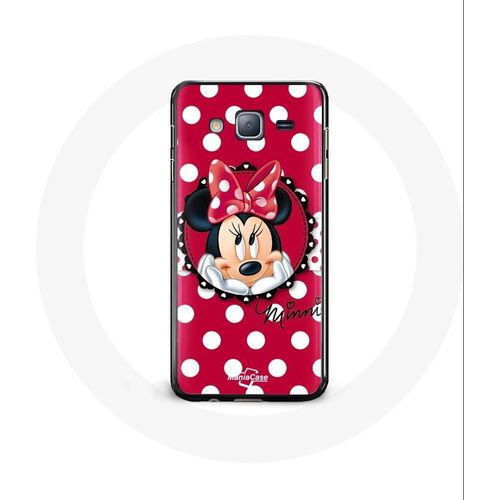Coque Pour Samsung Galaxy J3 2016 Minnie Mouse Dessin Animé Rouge