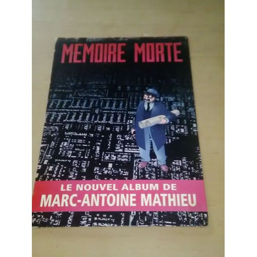P.L.V. Mémoire Morte Marc-Antoine Mathieu