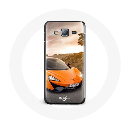 Coque Pour Samsung Galaxy J3 2016 Formule 1 Mclaren F1 Orange